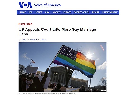 アメリカ同性婚解禁、35州まで拡大