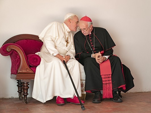 「信仰を失った」映画監督がフランシスコ教皇の寛容の精神描く、Netflix映画『2人のローマ教皇』